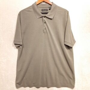 Perry Ellis Portfolio Mens Polo Shirt Sz.XL/Gray/Rayon Blend-Casual